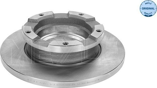 Disc frana FORD TRANSIT V363 (FED, FFD), Cadru de sprijin, 08.2013 - Meyle 715 523 0013