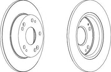 Disc frana HONDA CIVIC VII Limuzina (ES) (2000 - 2