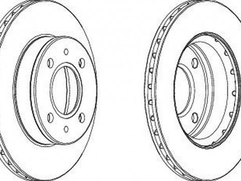 Disc frana HYUNDAI ATOS MX FERODO DDF1301