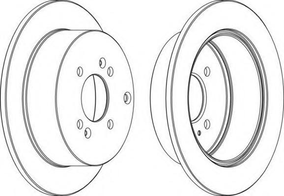 Disc frana HYUNDAI CLICK (TB), KIA RIO II limuzina (JB), KIA RIO II (JB) - FERODO DDF1794