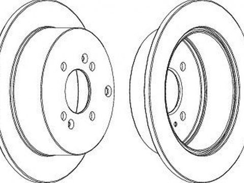 Disc frana HYUNDAI ix55 FERODO DDF1794