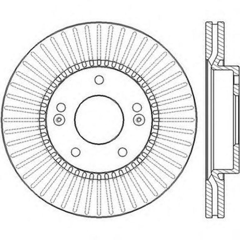Disc frana HYUNDAI SONATA V NF JURID 562433J