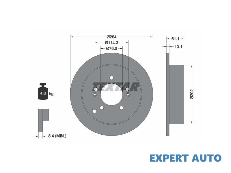 Disc frana Hyundai TRAJET (FO) 2000-2008