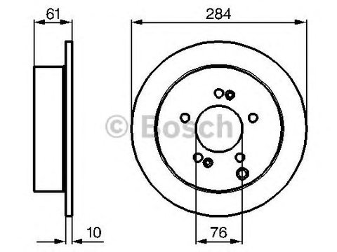 Disc frana HYUNDAI TUCSON (JM) - Cod intern: W20270217 - LIVRARE DIN STOC in 24 ore!!!