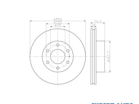 Disc frana Iveco DAILY V caroserie inchisa/combi 2011-2014 #2 08A26810