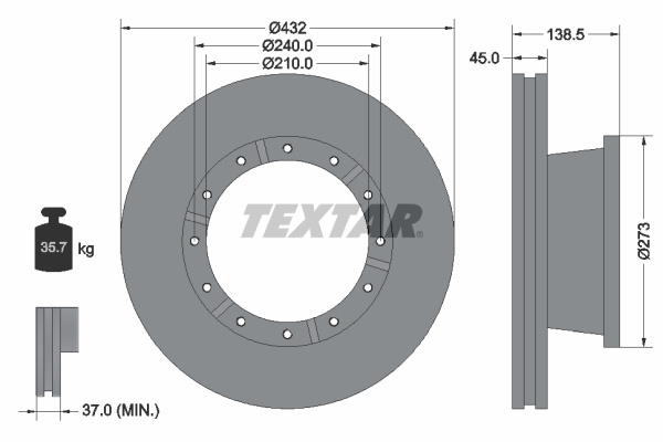 Disc frana # Iveco Eurotech 1993 1994 1995 1996 1997 1998 1999 2000 2001 2002 2003 2004 2005 2006 2007 2008 2009 2010 2011 2012 2013 2014 2015 2016 2017 2018 2019 2020 2021 2022 2023 2024 2025 # 93142900 # TEXTAR