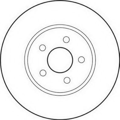 Disc frana JAGUAR X-TYPE (CF1) (2001 - 2009) JURID 562180JC piesa NOUA