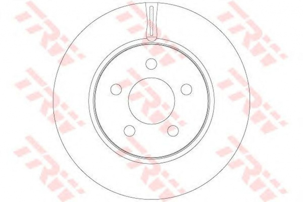 Disc frana JEEP CHEROKEE KK TRW DF6264 PieseDeTop