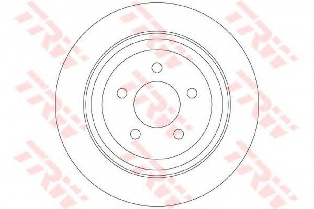 Disc frana JEEP CHEROKEE KK TRW DF6341 PieseDeTop