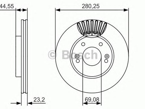 Disc frana KIA CARENS Mk II (FJ) - Cod intern: W20270050 - LIVRARE DIN STOC in 24 ore!!!