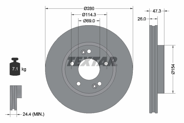 Disc frana # Kia Pro cee'd 2010 2011 2012 2013