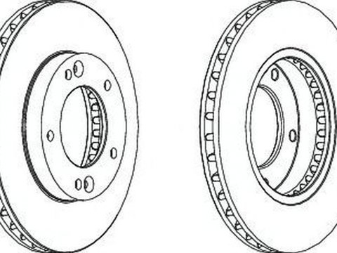 Disc frana KIA SORENTO I JC FERODO DDF1290