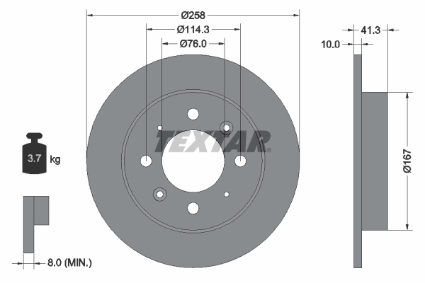 Disc frana # Kia Spectra5 2004 2005 2006 2007 2008 2009 2010 2011 2012 2013 2014 2015 2016 2017 2018 2019 2020 2021 2022 2023 2024 2025 # 92134303 # TEXTAR