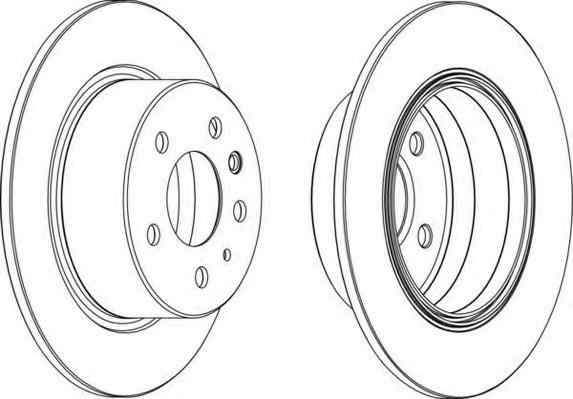 Disc frana LADA NIVA 2121 FERODO DDF003