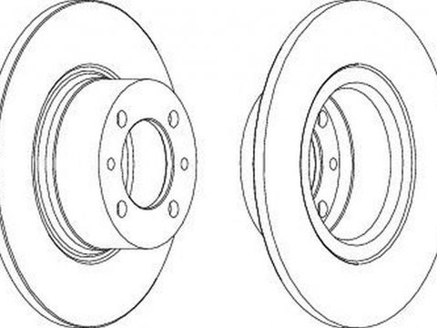 Disc frana LADA NOVA 2105 FERODO DDF035