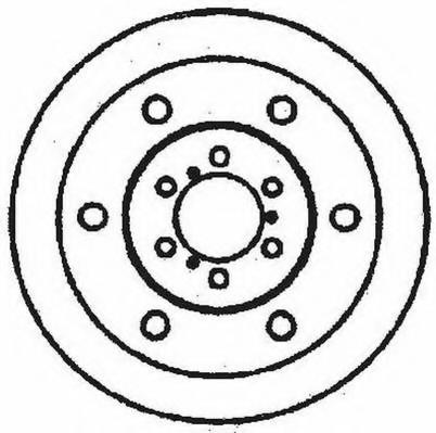 Disc frana LANCIA DEDRA (835), LANCIA DELTA Mk II (836), ALFA ROMEO 145 (930) - JURID 561508JC