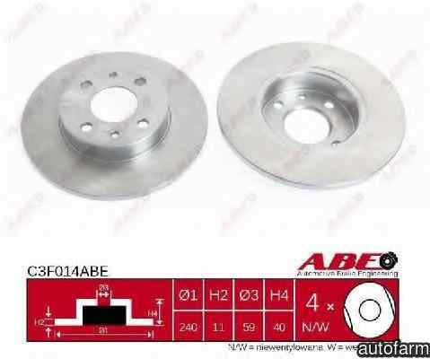 Disc frana LANCIA YPSILON 843 ABE C3F014ABE