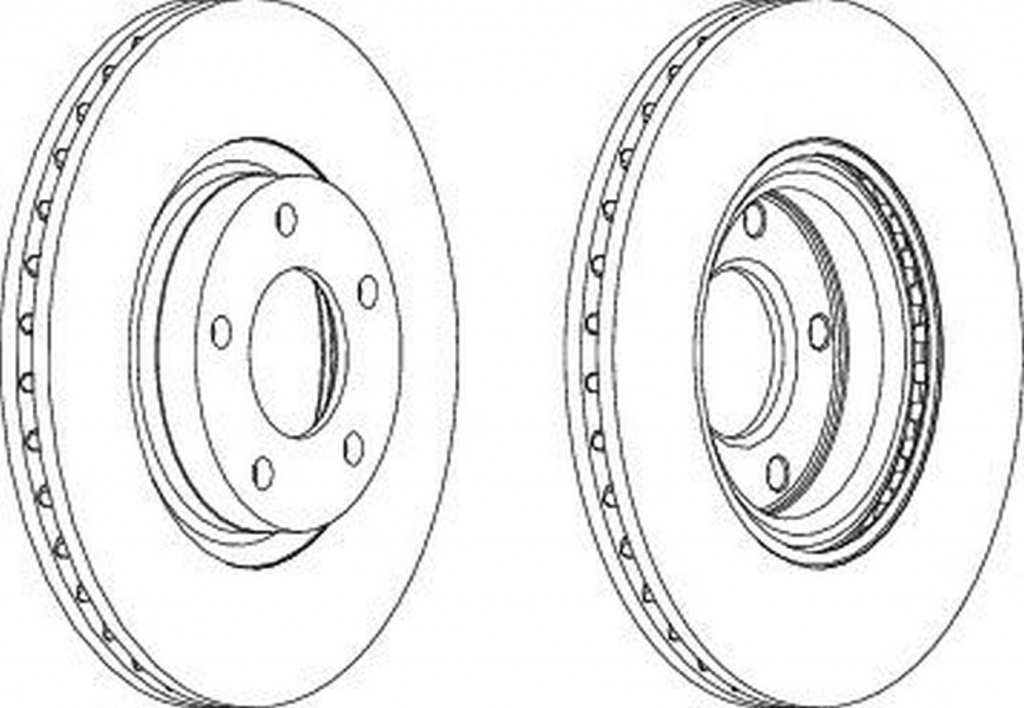 Disc frana MAZDA 5 CR19 FERODO DDF1312