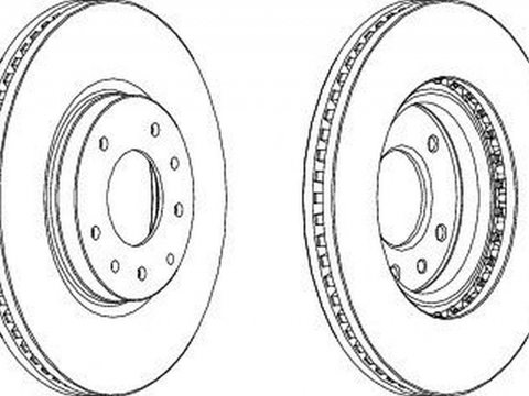 Disc frana MAZDA CX-9 TB FERODO DDF1768