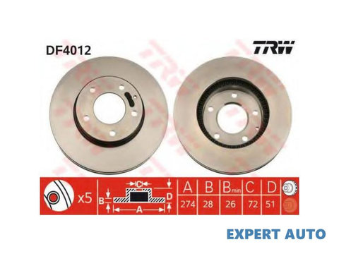 Disc frana Mazda MPV Mk II (LW) 1999-2006 #2 09686310