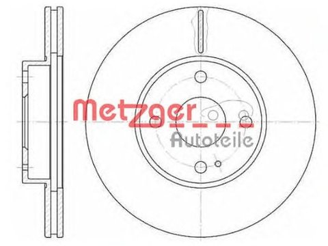Disc frana MAZDA MX-5 I NA METZGER 6843.1