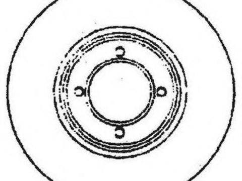 Disc frana MAZDA RX 7 Mk II (FC), MAZDA RX 7 II Cabriolet - JURID 561569J