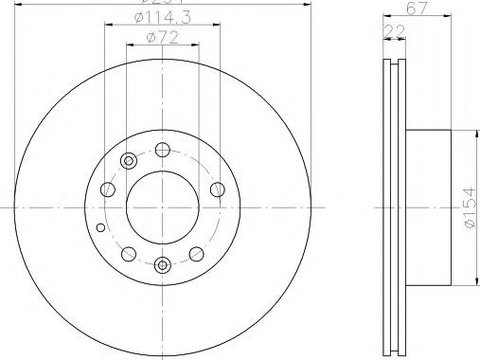 Disc frana MAZDA RX 7 Mk III (FD) - TEXTAR 92079500