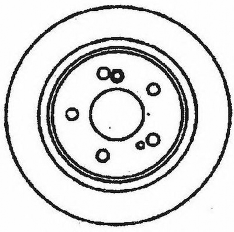 Disc frana MERCEDES-BENZ 190 W201 JURID 561575JC