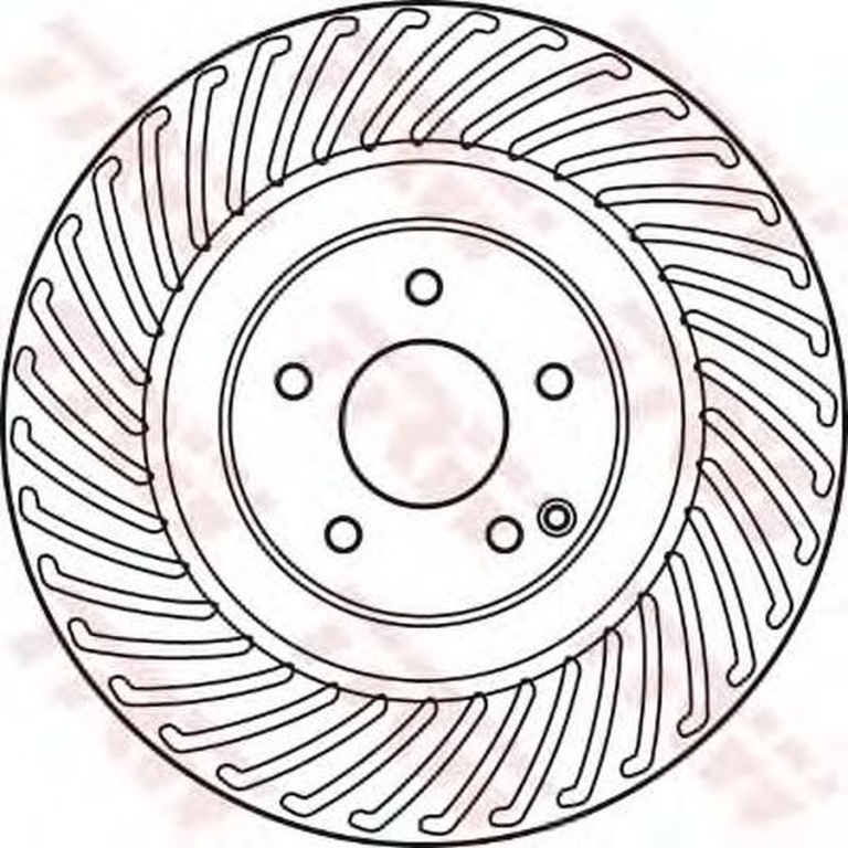 Disc frana MERCEDES-BENZ C-CLASS W203 TRW DF6004S