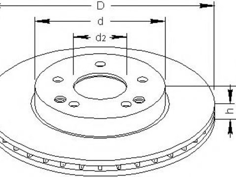 Disc frana MERCEDES-BENZ E-CLASS limuzina (W210), MERCEDES-BENZ E-CLASS Break (S210), MERCEDES-BENZ SLK (R170) - TOPRAN 400 855