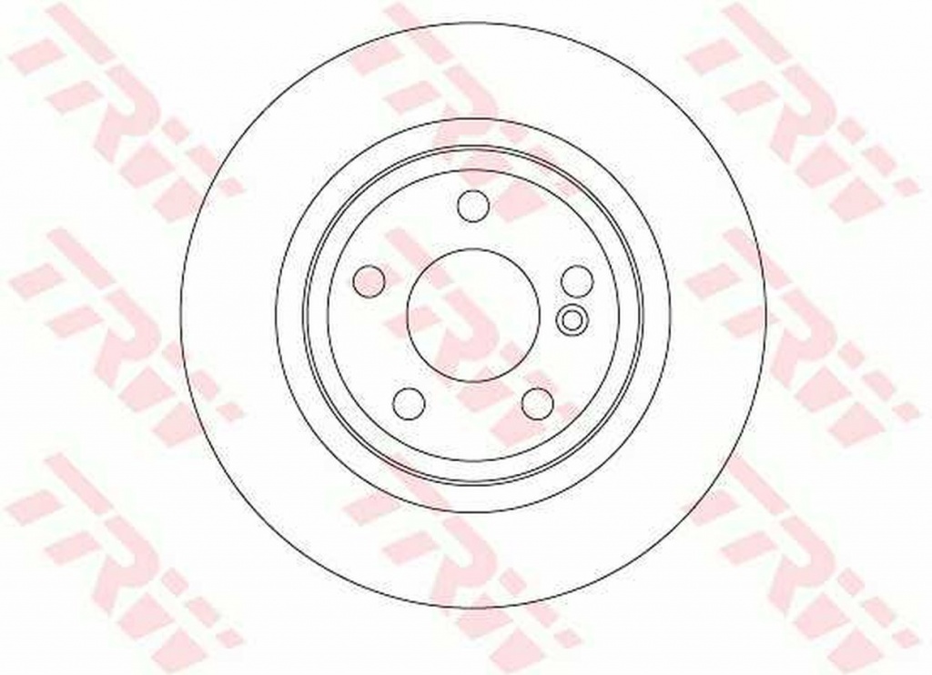 Disc frana MERCEDES-BENZ GLA-CLASS X156 TRW DF6634