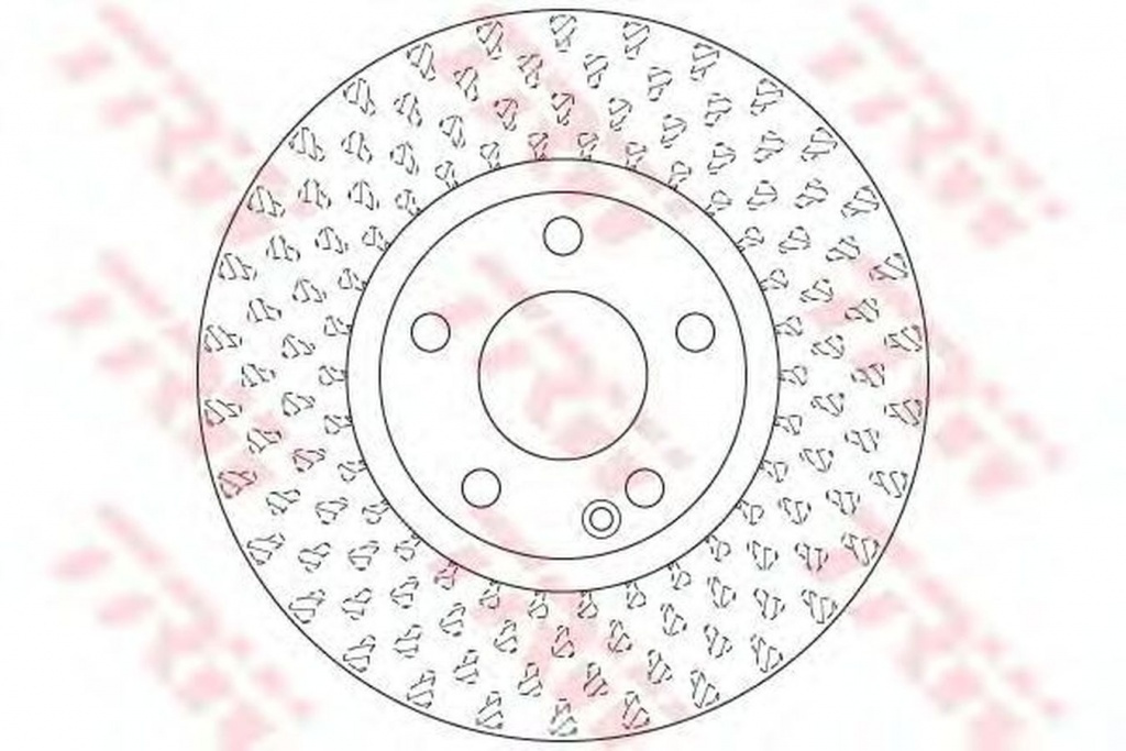 Disc frana MERCEDES-BENZ GLA-CLASS X156 TRW DF6501 PieseDeTop