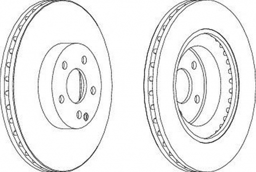 Disc frana MERCEDES-BENZ GLK-CLASS X204 JURID 562396J