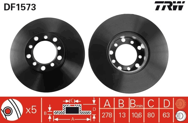 Disc frana # Mercedes-benz Kombi 1980 1981 1982 19