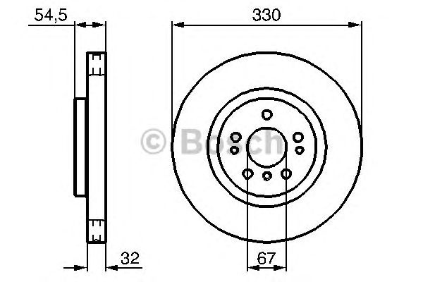 Disc frana MERCEDES-BENZ R-CLASS (W251, V251) - Co