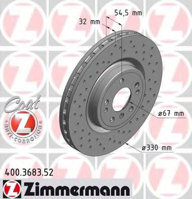 Disc frana MERCEDES GLE Cupe (C292) (2015 - 2016) 