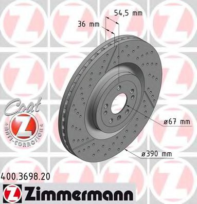 Disc frana MERCEDES M-CLASS (W166) (2011 - 2016) Z