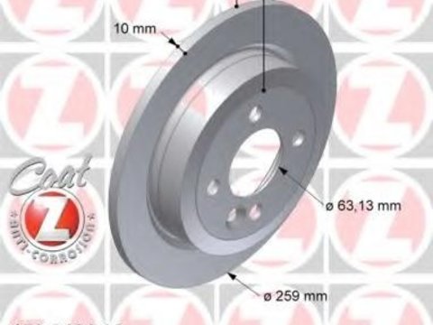 Disc frana MINI MINI (R50, R53), MINI MINI Cabriolet (R52), MINI MINI (R56) - ZIMMERMANN 150.3401.20