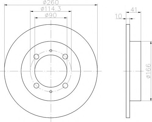 Disc frana MITSUBISHI CARISMA (DA_) (1995 - 2006) Textar 92083003