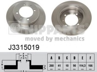 Disc frana MITSUBISHI CARISMA limuzina (DA_) (1996