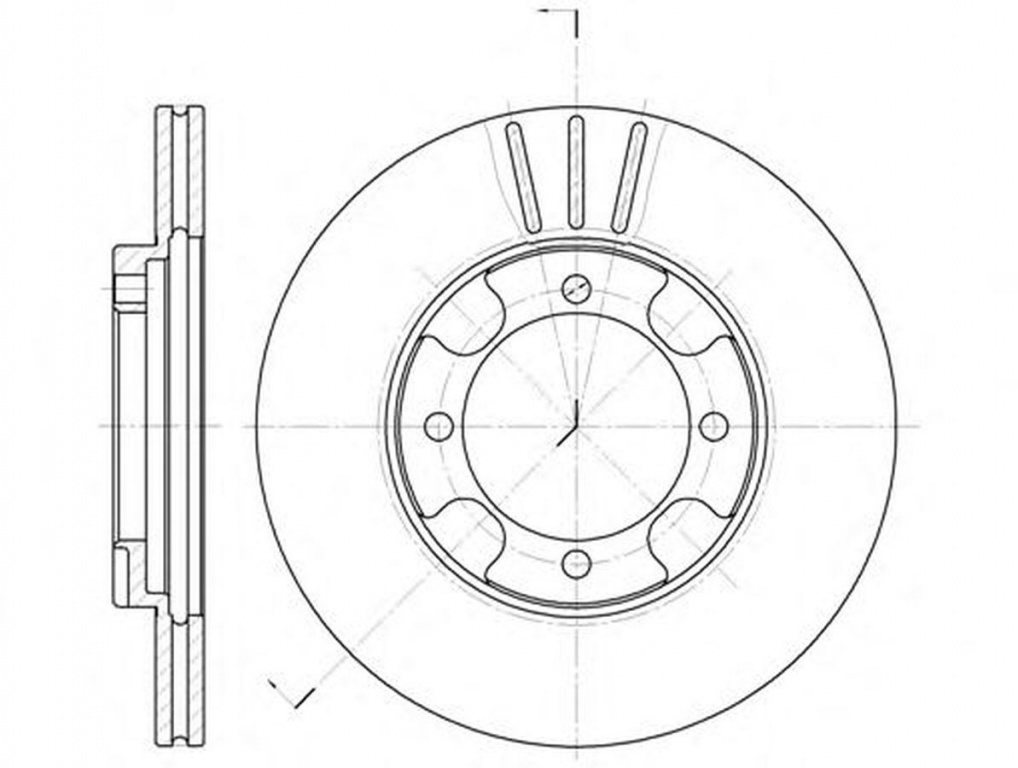 Disc frana MITSUBISHI COLT III C5 A ROADHOUSE 6389