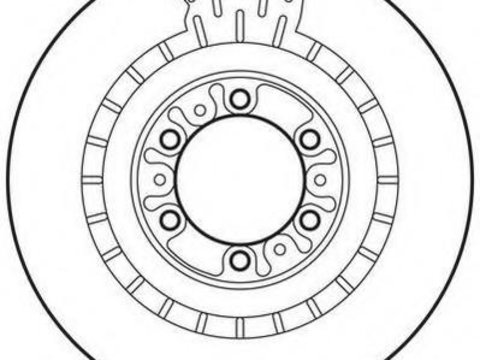 Disc frana MITSUBISHI G-WAGON (K90), MITSUBISHI GALLOPER (JK-01), MITSUBISHI SHOGUN SPORT VAN (K90) - JURID 562798JC