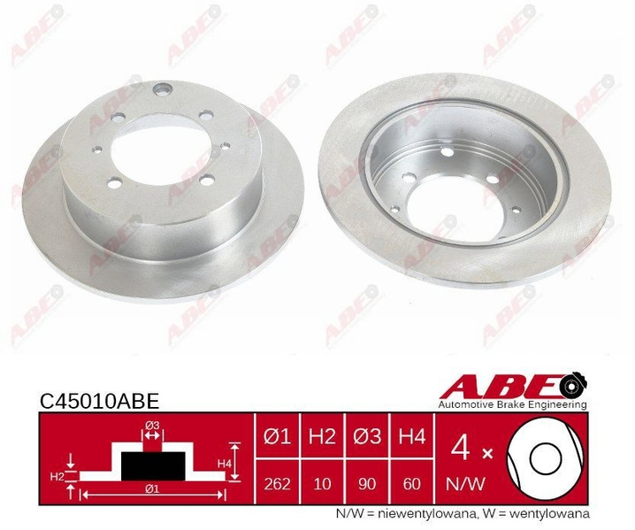 Disc frana MITSUBISHI GALANT VI kombi EA Producato