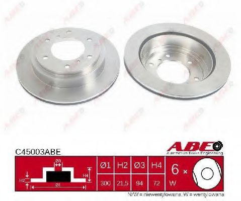 Disc frana MITSUBISHI PAJERO/SHOGUN III autoturism