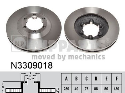 Disc frana N3309018 NIPPARTS