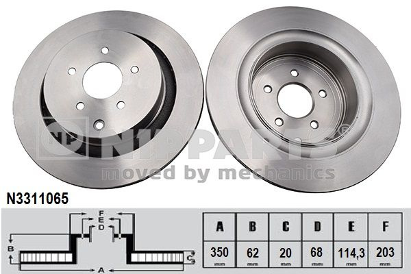 Disc frana NIPPARTS N3311065