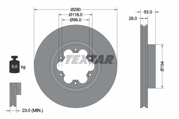 Disc frana # Nissan Atleon 2000 2001 2002 2003 2004 2005 2006 2007 2008 2009 2010 2011 2012 2013 2014 2015 2016 2017 2018 2019 2020 2021 2022 2023 2024 2025 # 93240600 # TEXTAR