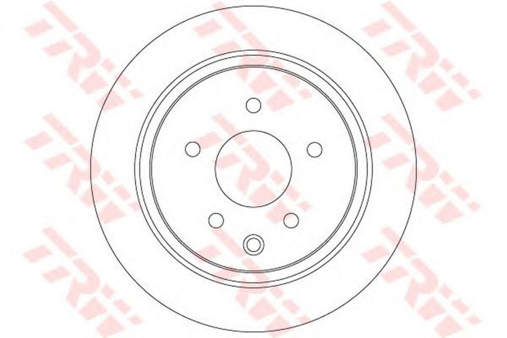 Disc frana NISSAN QASHQAI QASHQAI +2 J10 JJ10 TRW DF4989S PieseDeTop