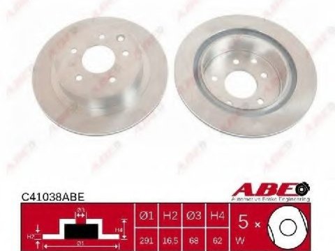 Disc frana NISSAN X-TRAIL (T31) (2007 - 2013) ABE C41038ABE