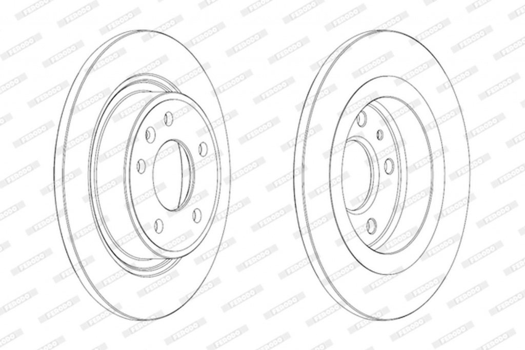 Disc frana OPEL AMPERA FERODO DDF1871